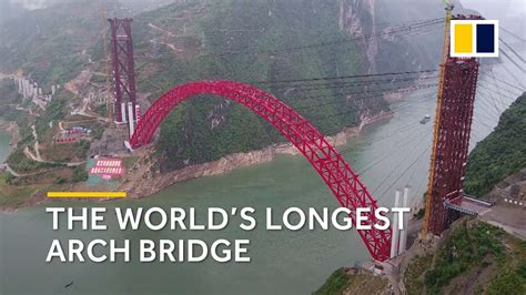 China Built Worlds Longest Arch Bridge Youtube