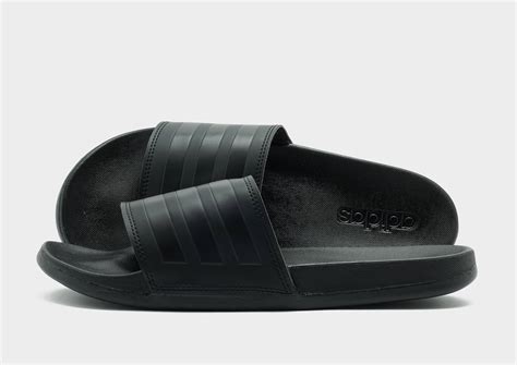 Black Adidas Adilette Comfort Slides Jd Sports Uk