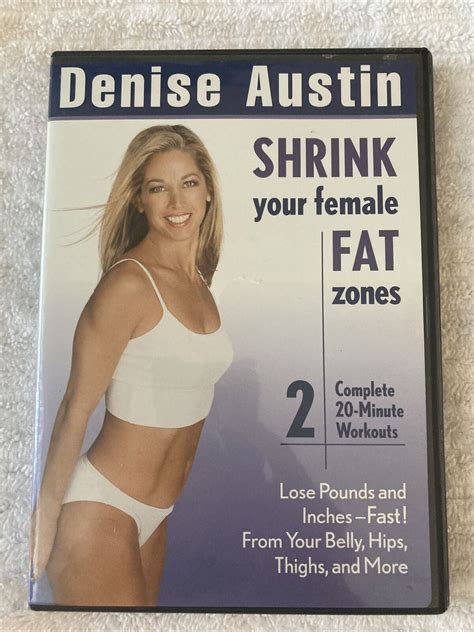 Denise Austin Shrink Your Female Fat Zones Dvd Lose Pounds And Inches