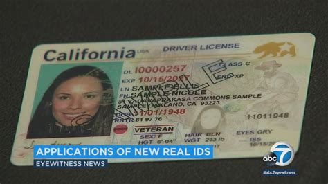 Real Id Dmv Begins To Accept Applications Abc7 Los Angeles