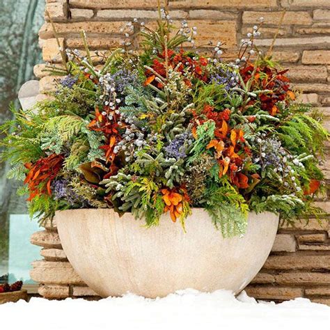 20+30+ Outdoor Winter Planter Ideas