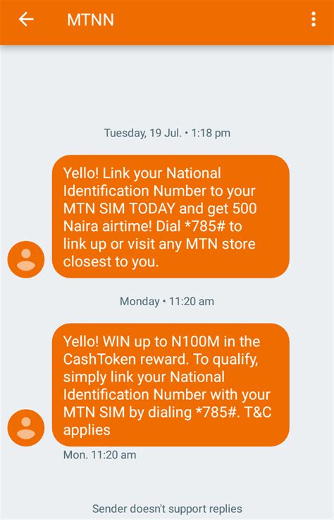 Easy Steps On How To Link Nin To Your Mtn Sim Card