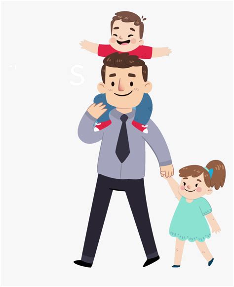 Fathers Day Png Download Dad Cartoon Png Transparent Png