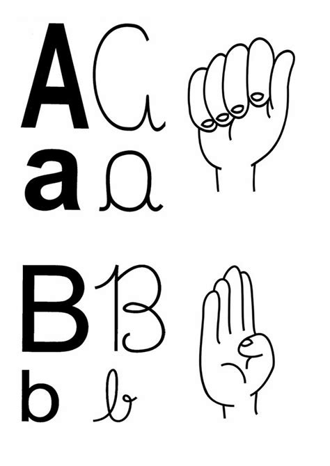 A Arte De Educar Alfabeto Em Libras Com Quatro 4 Tipos De Letras Em