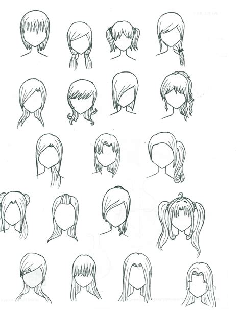 Anime Girl Hair By Animefreak493 On Deviantart