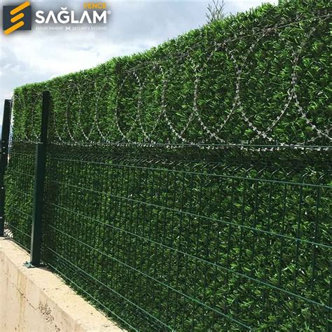Artificial Grass Fence Panels Outdoor Wall Privacy
