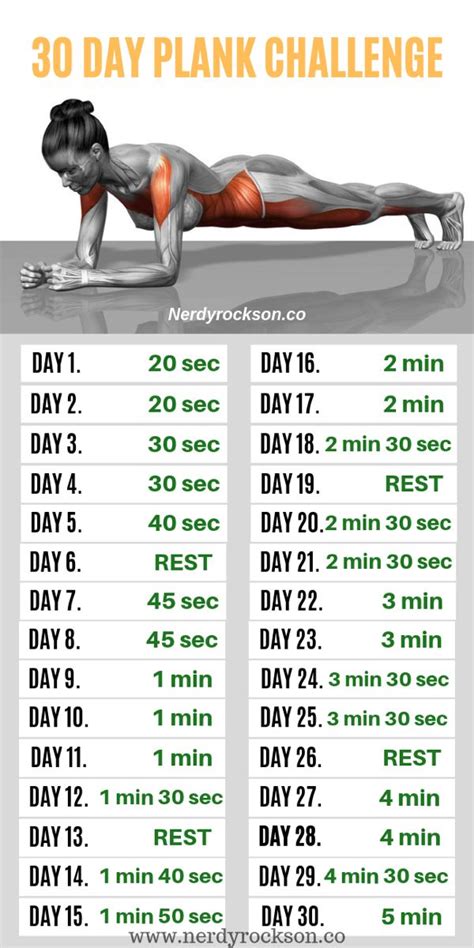 the 30 day plank challenge is here to help you get ready for your next workout