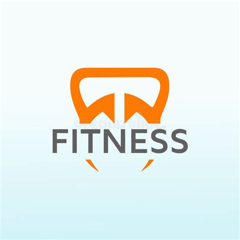Simple Fitness Vector Logo Design Fitness Logo Design Dumbbell Icon