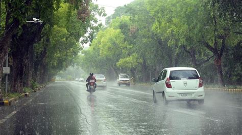 Rain Lashes Parts Of Delhi Ncr Brings Relief From Scorching Heatwave