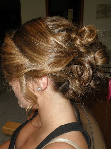They are easy to manage and look great for any formal and even informal gatherings. updo on long thick hair. Lots of pins | Thick hair styles ...
