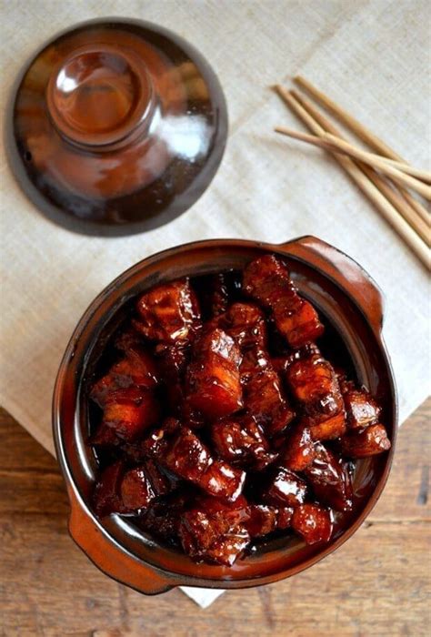 Shanghai Style Braised Pork Belly Hong Shao Rou Recipe Pork Belly