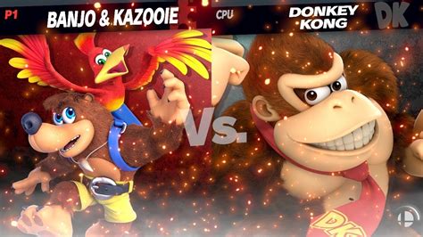 Ssbu Banjo And Kazooie Raring Around Banjo And Kazooie Vs Donkey Kong