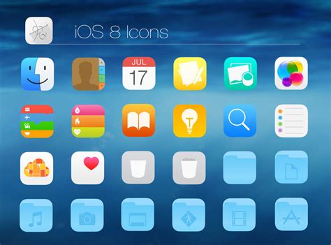 Ios 8 Icons By Dtafalonso On Deviantart