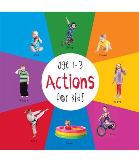 Actions For Kids Age 1 3 Engage Early Readers Buy Actions For Kids