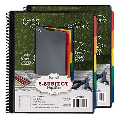 Reviews For Samsill 2 Pack10 Pocket 5 Subject Spiral Project