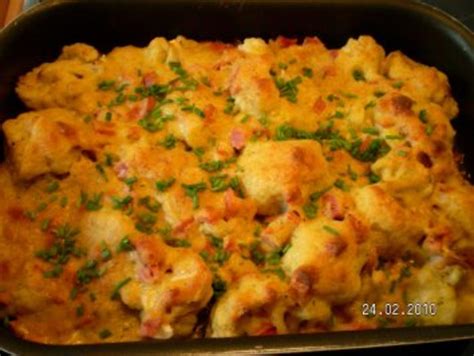 Blumenkohl Überbacken Blumenkohl Uberbacken Mit Hackfleisch Und Kase