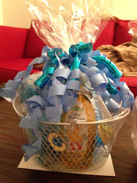 Can't decide what to get a newborn baby boy? Baby boy gift basket | Baby boy gift baskets, Baby boy ...