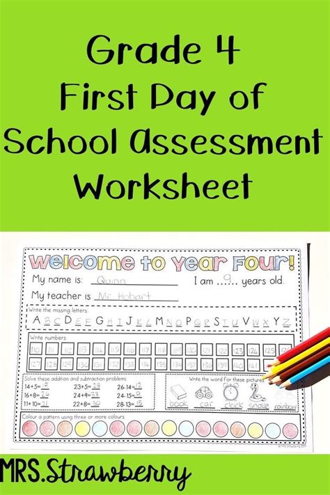 day  school assessment worksheet grade   worksheet