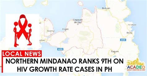 northern mindanao ranks 9th on hiv growth rate cases in ph