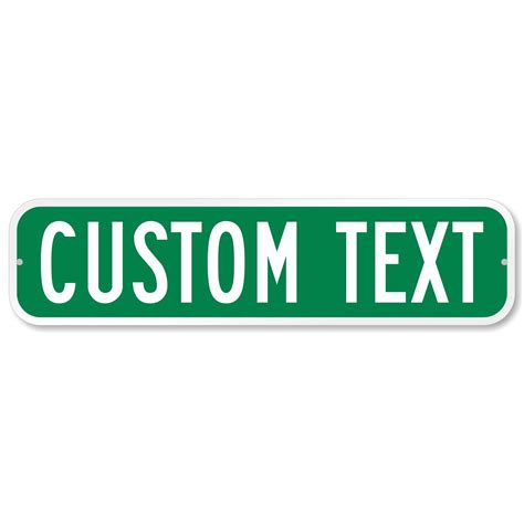 Buy Smartsign Customize Your Own Green Street Sign 6 X 24 Aluminum