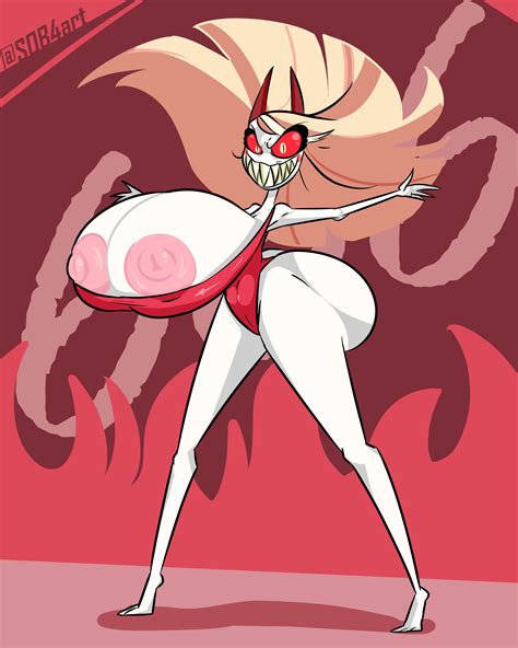 Rule 34 Big Ass Boob Window Breasts Bigger Than Head Charlie Morningstar Hazbin Hotel Demon