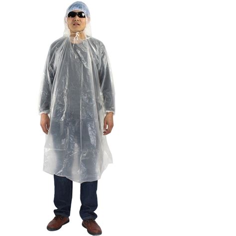Buy Portable Size Disposable Raincoat Adult Emergency