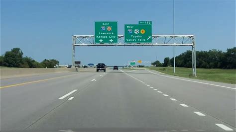 Kansas Turnpike Exits 177 To 183 Eastbound Youtube