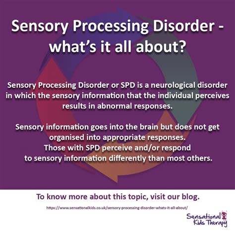 Sensory Processing Disorder Whats It All About Sensational Kids
