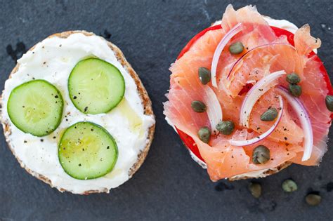 Smoked salmon popularity is skyrocketing and with the world heading more health conscious, i'm not surprised. Smoked Salmon Bagel - Healthy with NediHealthy with Nedi