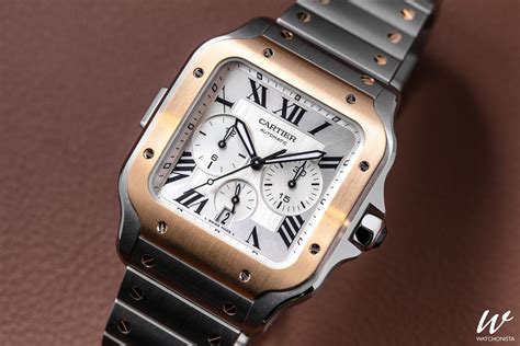 One of cartier's biggest recent hits, now with a chronograph. SIHH 2019: Cartier's Wildly Successful Santos Collection ...
