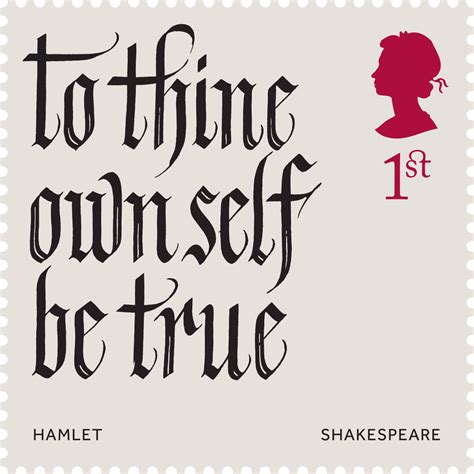 'men at some time are masters of their fates. New Shakespeare stamps feature quotes from The Bard ...
