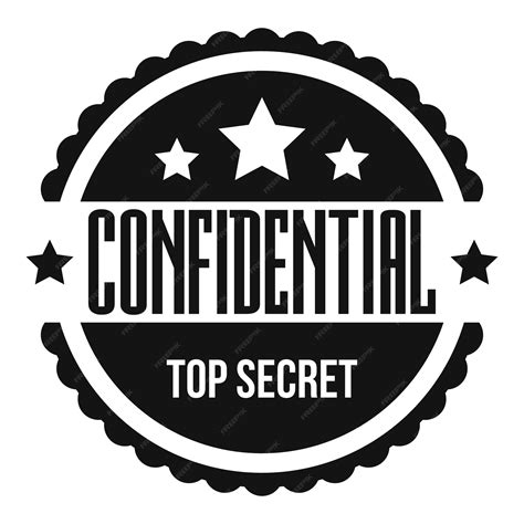 Premium Vector Confidental Logo Simple Illustration Of Confidental
