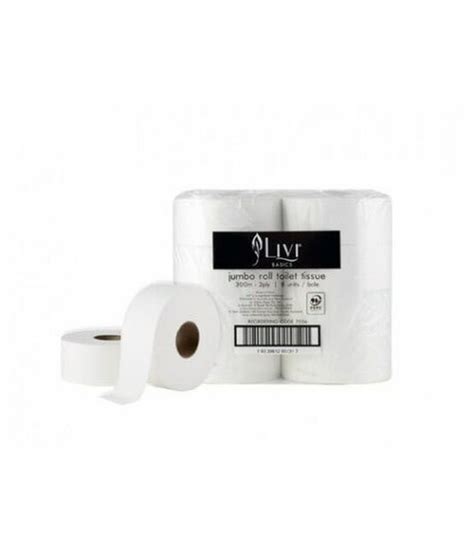 Livi 7006 Jumbo Premium Toilet Roll 2ply 300m Chemox Chemicals