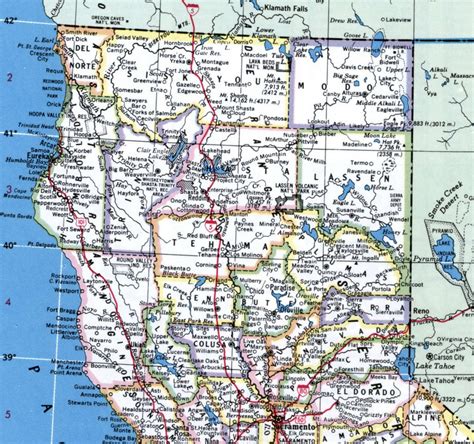 Map California To Oregon Topographic Map Of Usa With States
