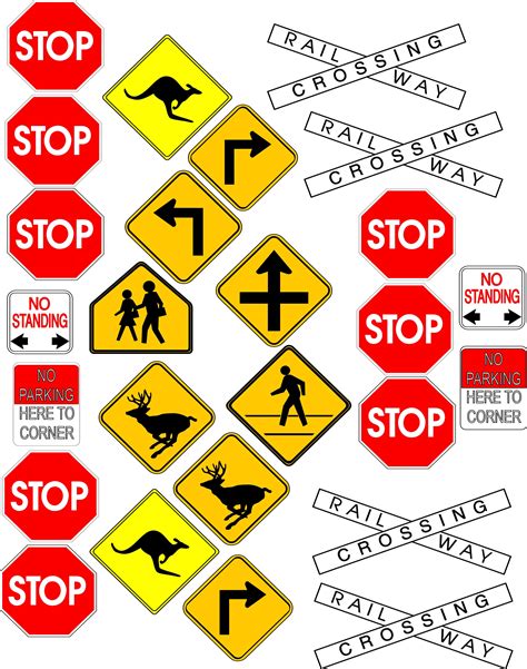Traffic Signs Printables Printable Word Searches