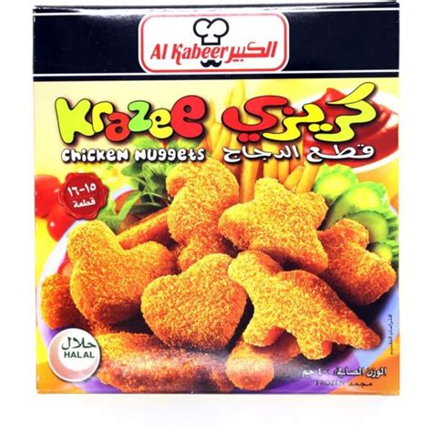 4 or 8 pieces chicken meals come with fries, a bun and 2 garlic sauces. Buy Al Kabeer Chicken Nuggets Krazee 400g - Price ...