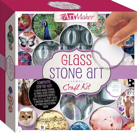 Art Maker Glass Stone Art Craft Kit Craft Kits Art Craft Adults Hinkler