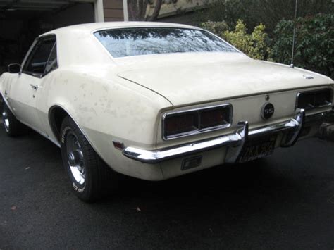 1968 Camaro Ss Rs Original Butternut Paint Loaded With Rare Factory