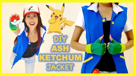 Ash Ketchum Pokemon Diy Halloween Costume Pokemon Cos