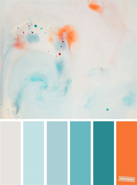 Teal and orange fall opposite of each other on the color wheel which make them the perfect color pair in any blog design. Light blue teal and orange colour palette 1 - Fab Mood ...