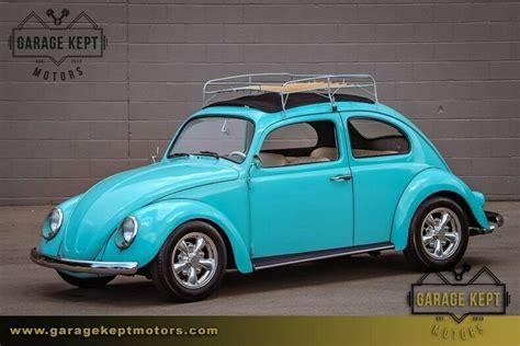 1961 Volkswagen Beetle Light Blue Coupe 1600cc I4 212 Miles Classic