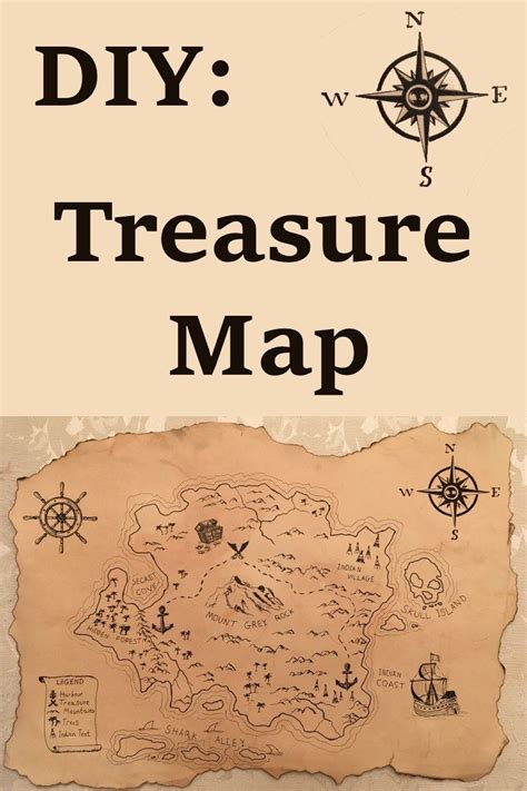 How To Draw Your Own Pirate Map Treasure Maps Pirate Maps