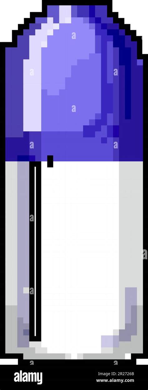 Clean Deodorant Women Game Pixel Art Vector Illustration Stock Vector