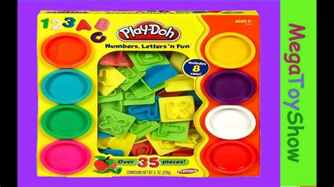 Play Doh Letters Numbers N Fun Learn Abc Learn 123 Youtube