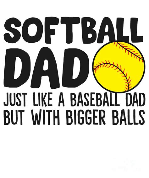 Softball Dad Just Like Baseball Dad But With Bigger Balls Tapestry