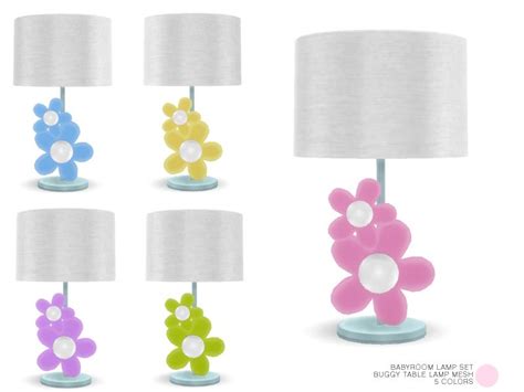 Buggy Table Lamp Mesh By Dot Of The Sims Resource Found In Tsr Category