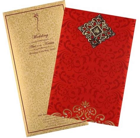 Wedding Cards At Rs 60piece शादी के लिए कस्टमाइज़्ड कार्ड In New