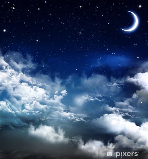 Fototapete Schönen Hintergrund Nachthimmel Pixersat