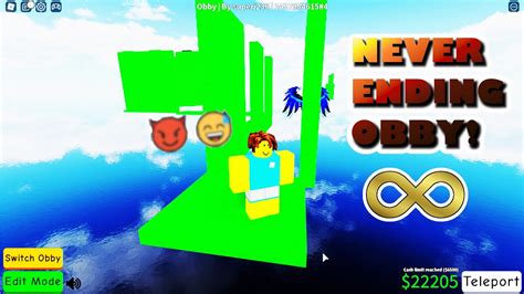 How To Make A Never Ending Obby In Obby Creator Roblox Superj