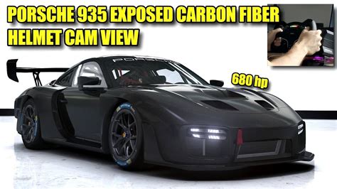 Assetto Corsa Porsche Fully Exposed Carbon Fiber Moza R Wheel